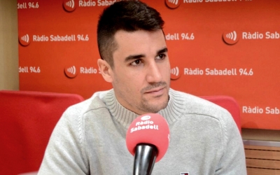 Edu Lorrio avui als estudis de Ràdio Sabadell | Pau Vituri